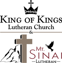 King of Kings • Frankenmuth, MI • Mt. Sinai • Montrose, MI Logo